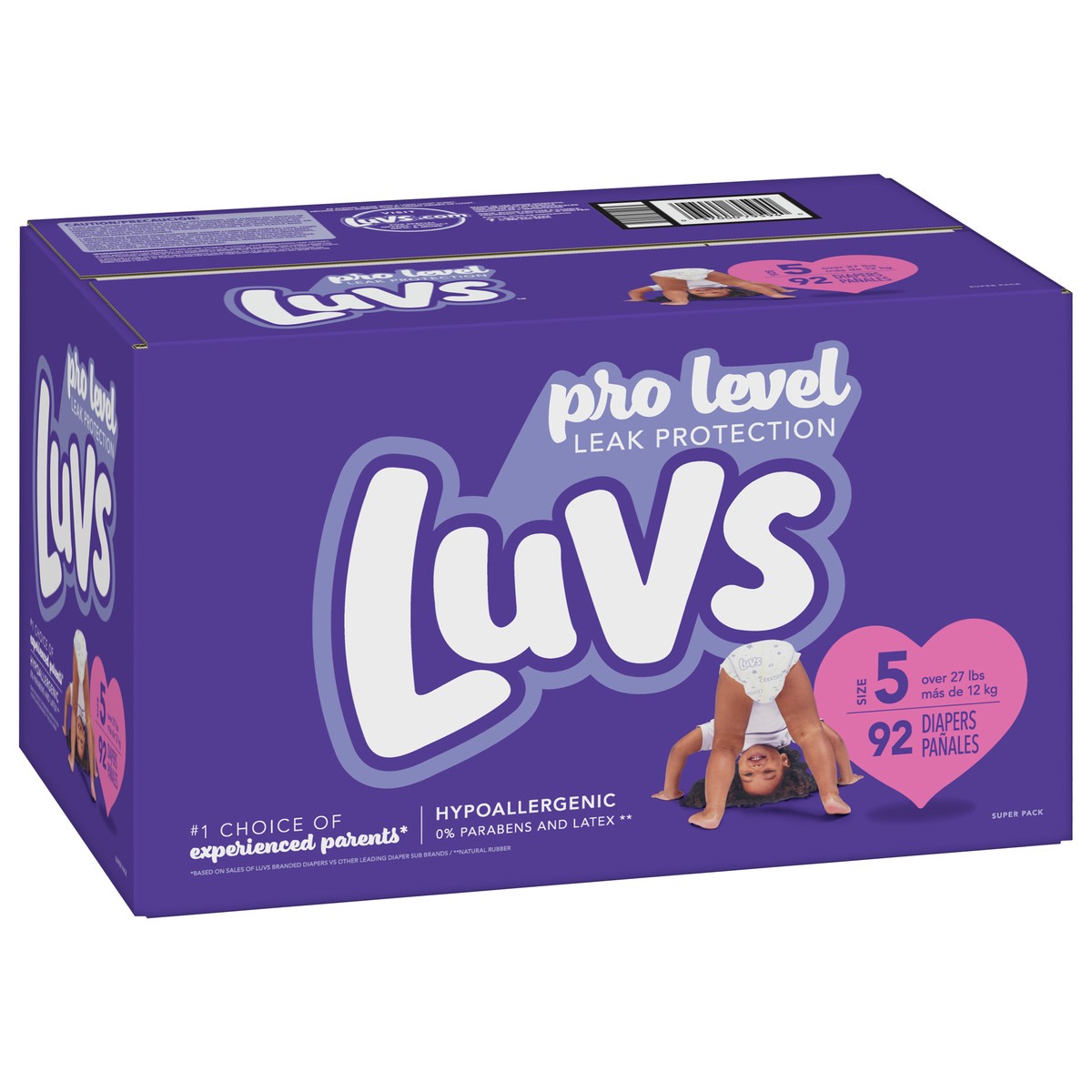 slide 3 of 4, Luvs Pro Level Leak Protection Diapers Size 5 92 Count, 92 ct