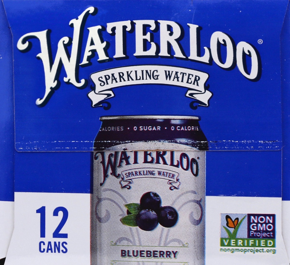 slide 2 of 13, Waterloo Sparkling Water, Blueberry, 12 ct