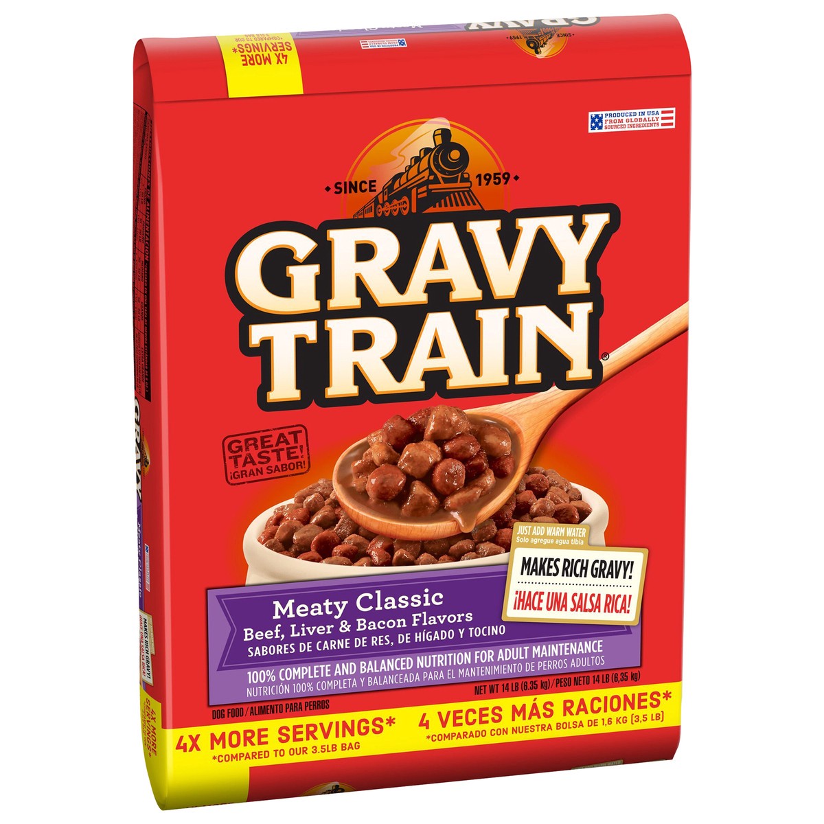 slide 6 of 8, Gravy Train Dog Food Beefy Classic, 14 lb