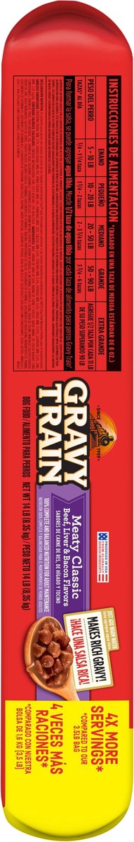 slide 8 of 8, Gravy Train Dog Food Beefy Classic, 14 lb