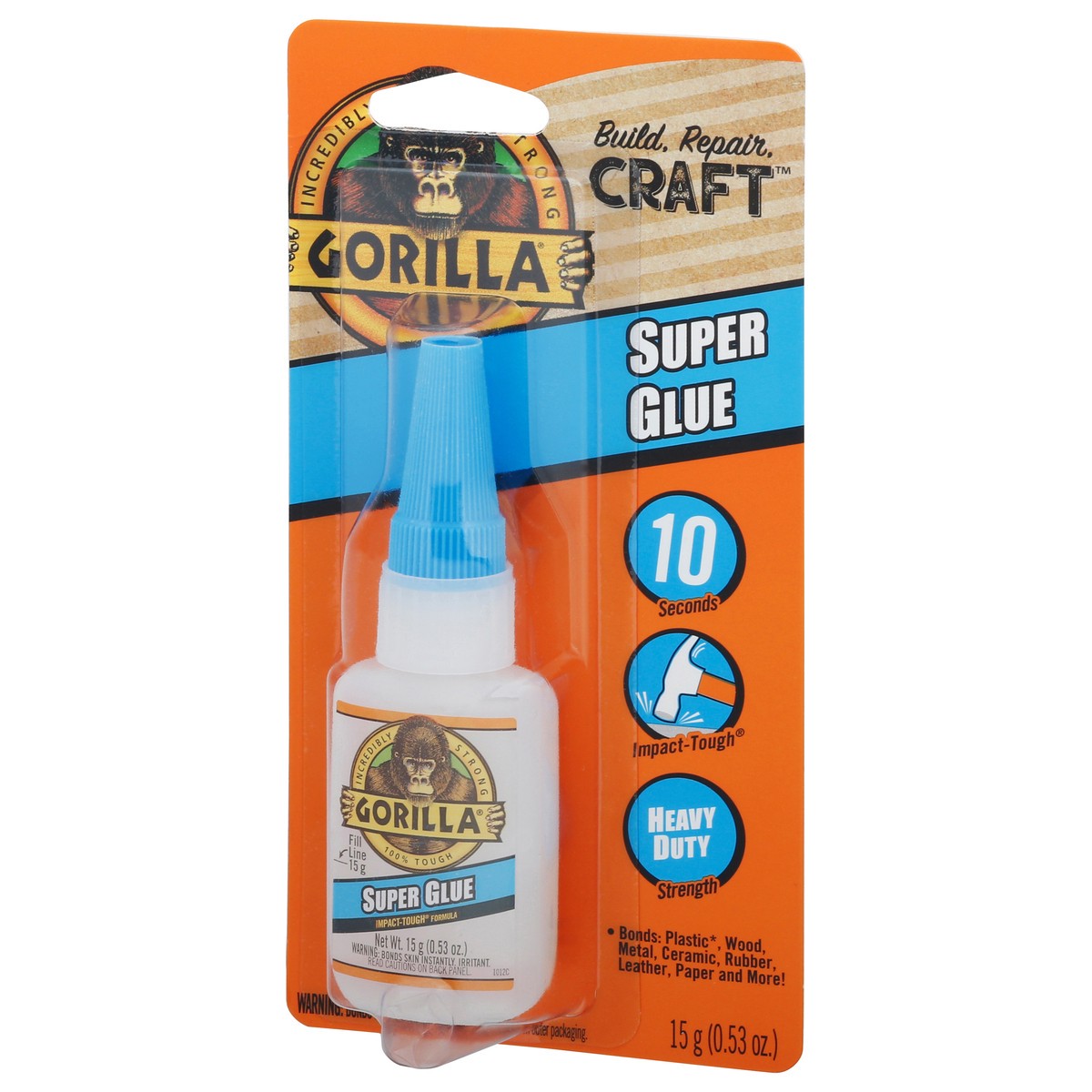 slide 5 of 9, Gorilla Super Glue 0.53 oz, 0.53 oz