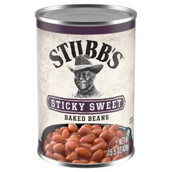 Stubb's Sticky Sweet Baked Beans, Canned Beans, 15.5 Oz.