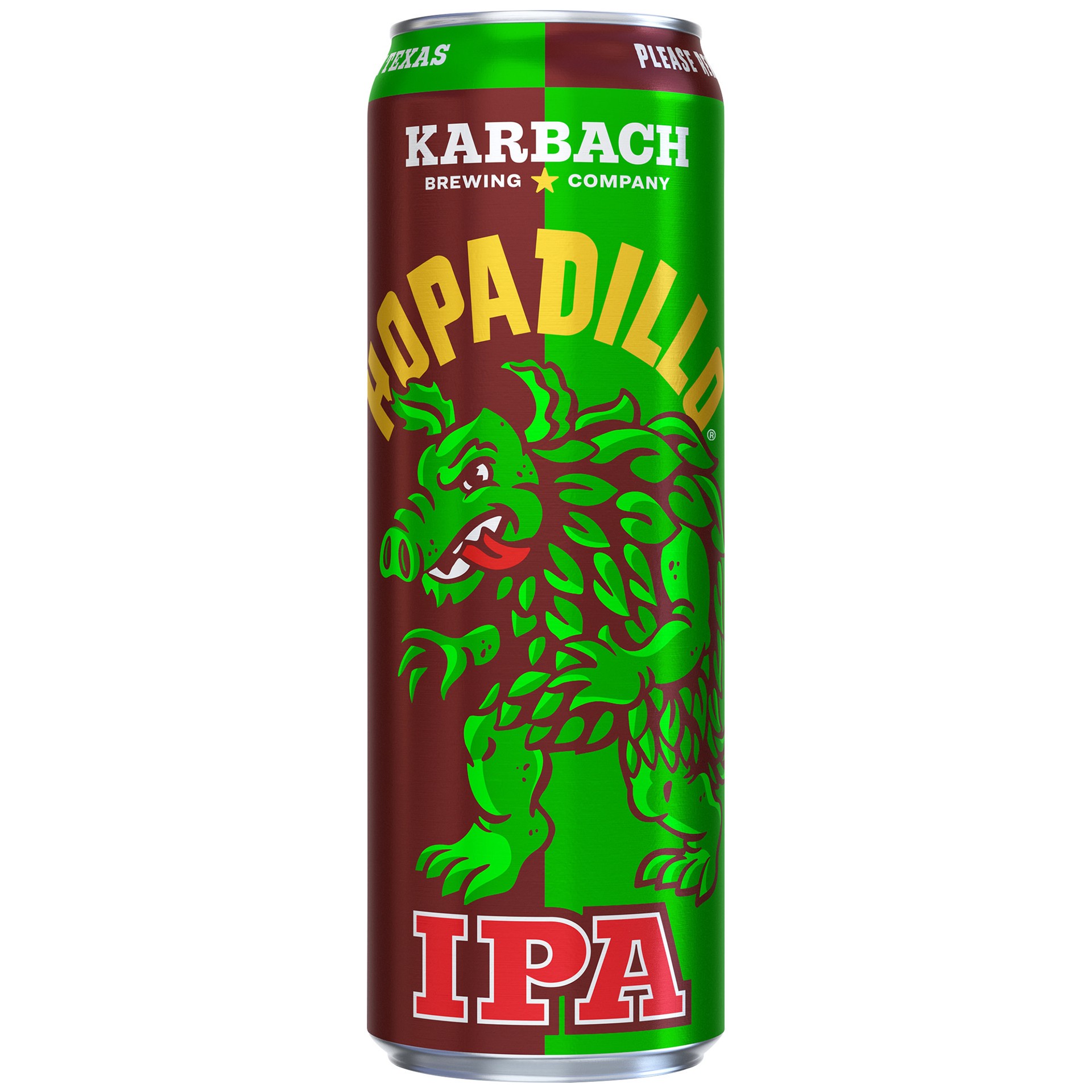 slide 1 of 9, Karbach Brewing Co. Brewing Company Hopadillo IPA, 19.2 fl. oz. Can, 6.6% ABV, 19 oz