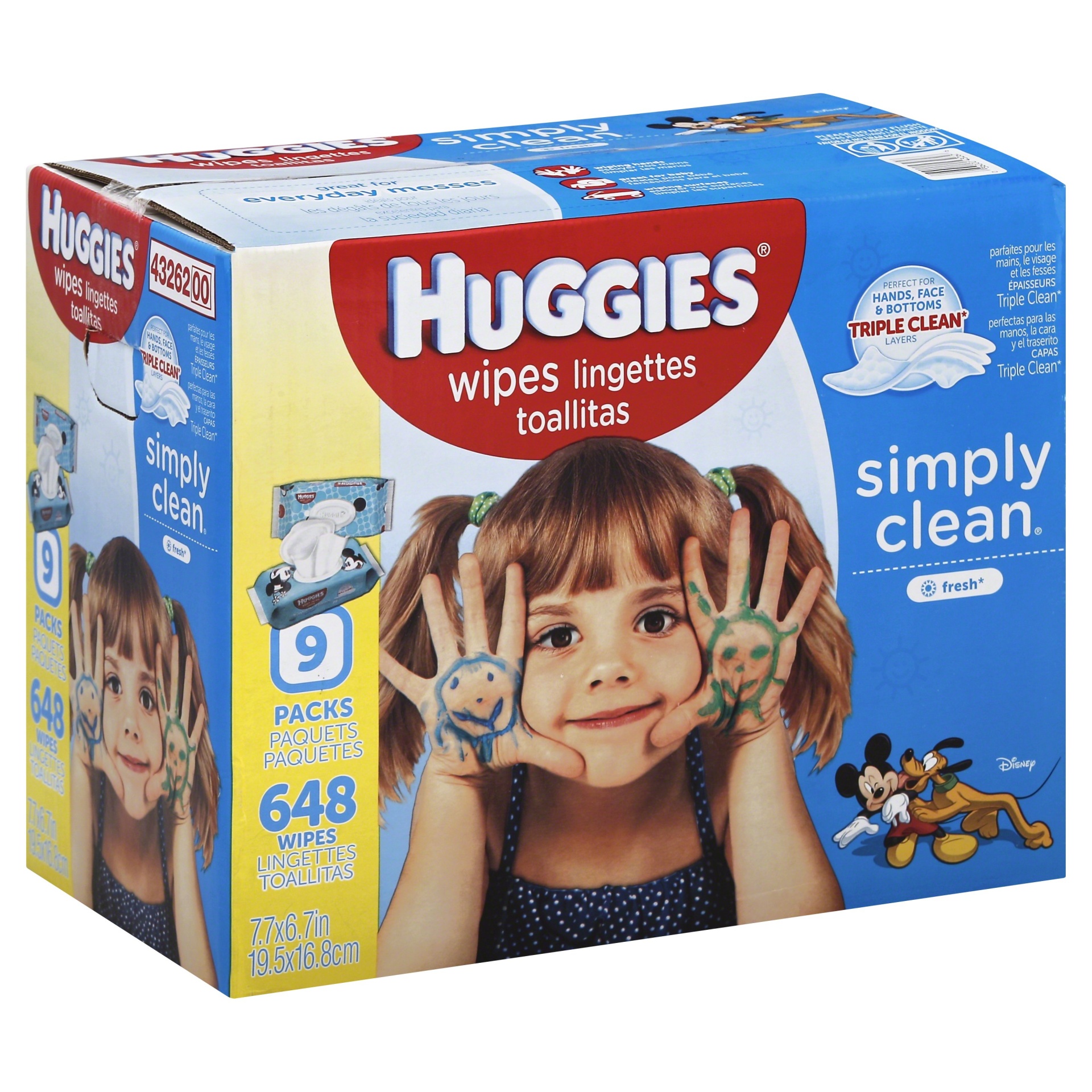 slide 1 of 1, Huggies Simply Clean Fresh Scented Baby Wipes, Soft Pack, 576 ct