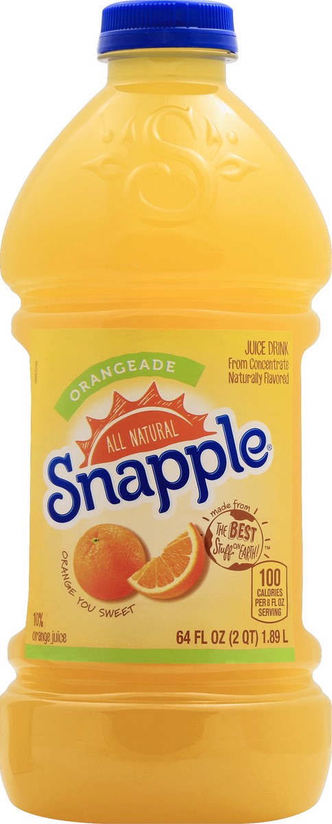 slide 1 of 3, Snapple Juice Drink - 64 oz, 64 oz