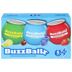 BuzzBallz Assorted Spirit Cocktail 6 - 200 ml Packs