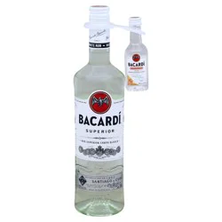Bacardi Rum Silver Light 80 Proof
