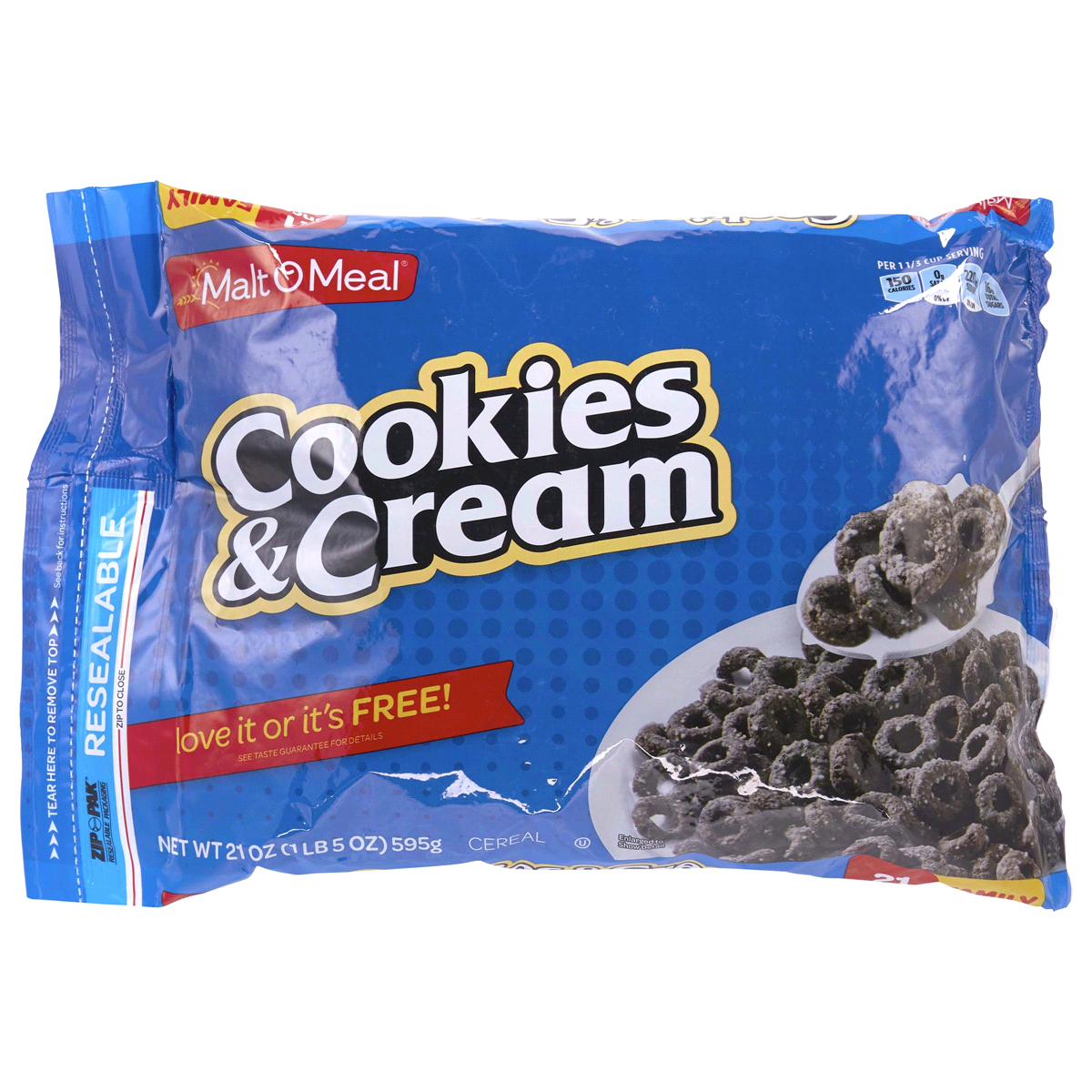 slide 1 of 6, Malt-O-Meal Cookies & Cream Cereal, 21 oz