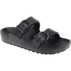 Sol Borne Beach Boys' Shore Double Band Sandals - Black - Size 3