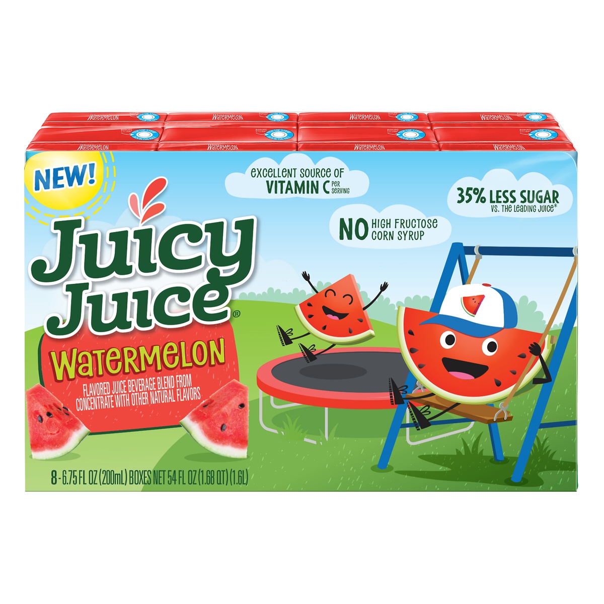 slide 1 of 1, Juicy Juice Watermelon Juice 8 ea, 8 ct