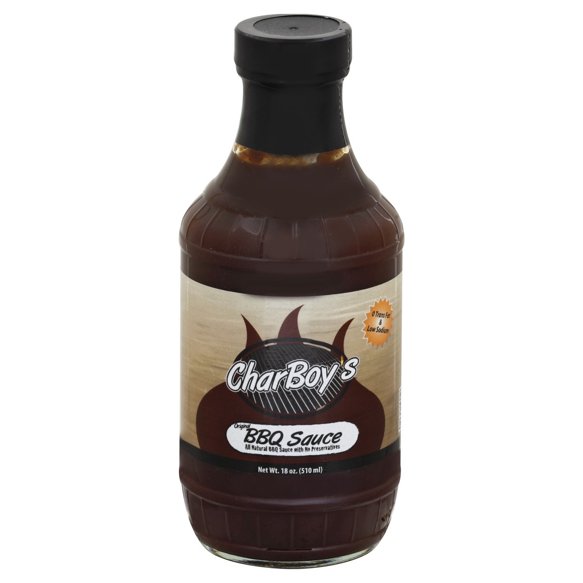 slide 2 of 3, CharBoys BBQ Sauce 18 oz, 18 oz