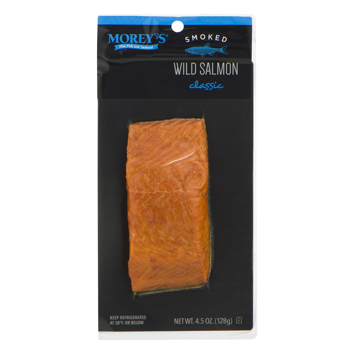 slide 1 of 1, Morey's Salmon Smoked Wild Keta Classic - 4.5 Oz, 4.5 oz