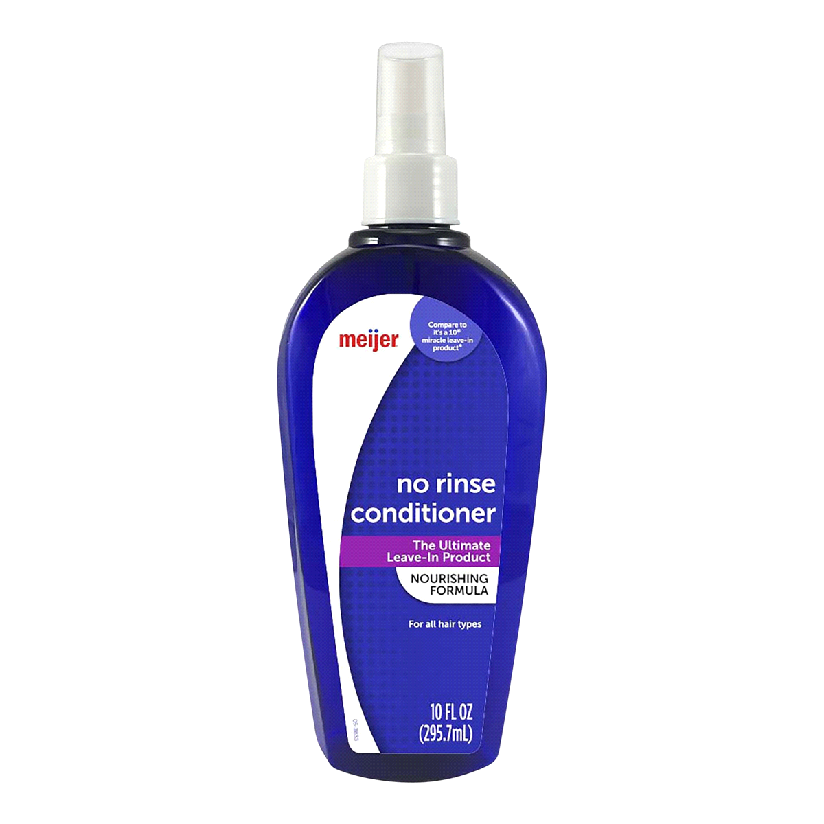 slide 1 of 5, Meijer No Rinse Conditioner Spray, Nourishing, 10 oz