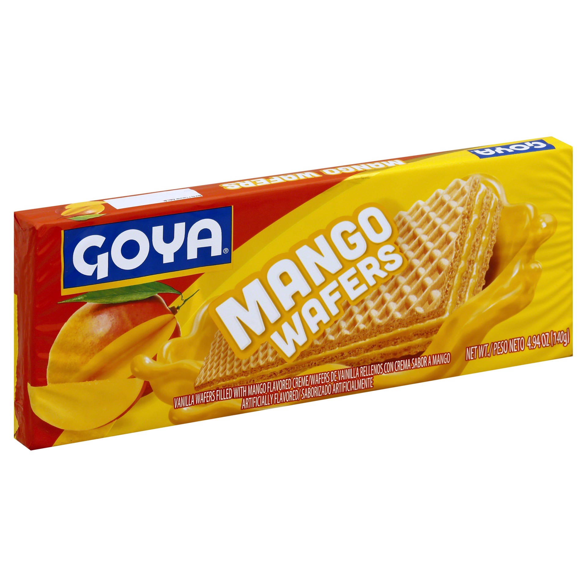 slide 1 of 4, Goya Mango Cookie Wafers, 4.94 oz