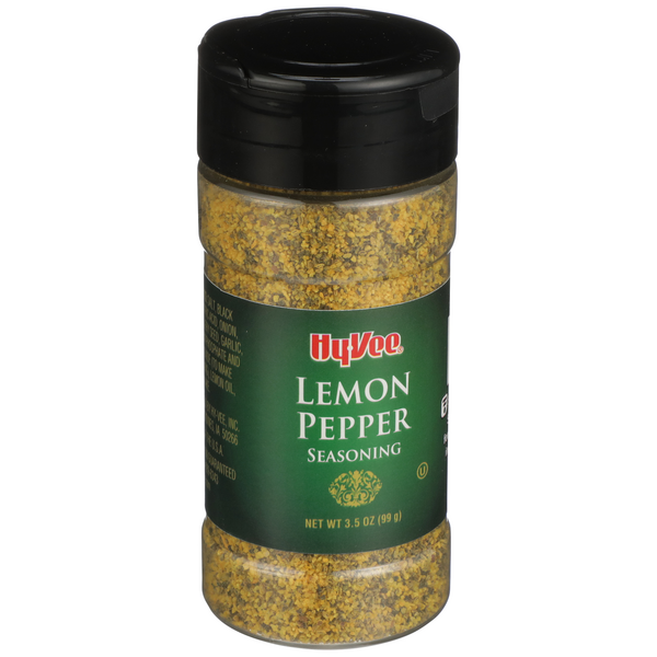 slide 1 of 1, Hy-vee Lemon Pepper Seasoning - 3.5 oz, 3.5 oz