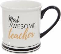 slide 1 of 1, Formation Brands Most Awesome Teacher Barber Shop Mug - White, 1 ct