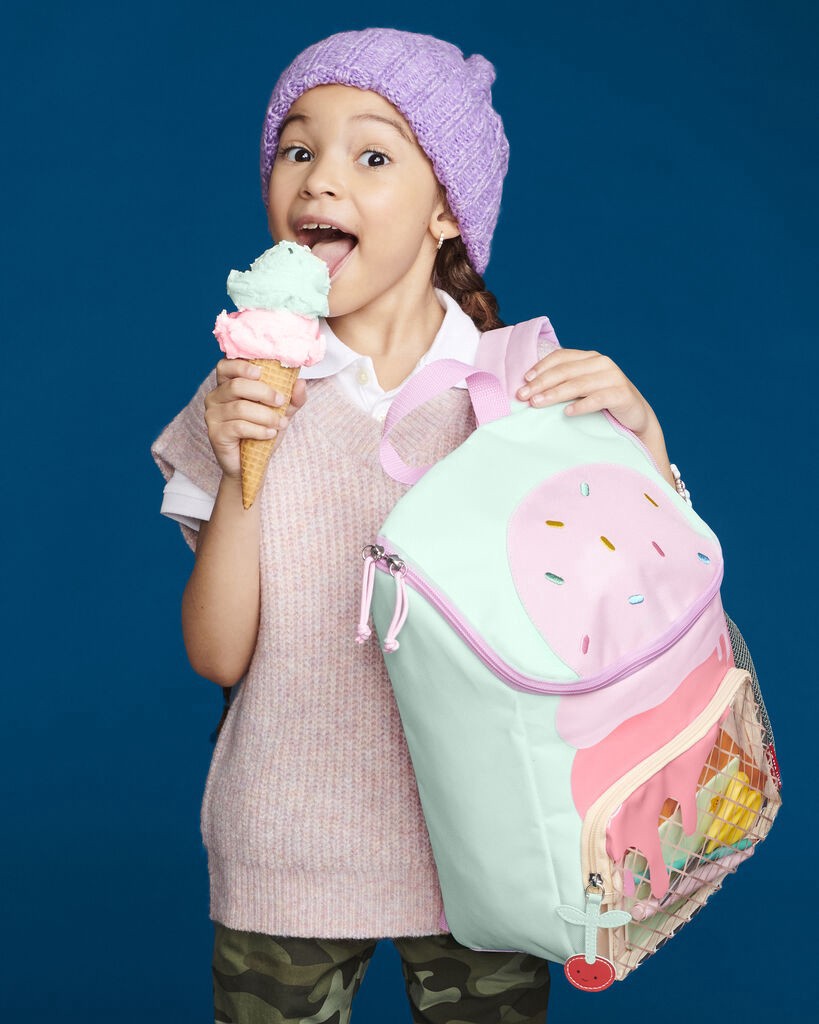 slide 3 of 6, Skiphop Spark Style Big Kid Backpack - Ice Cream Ice Cream NS, 1 ct
