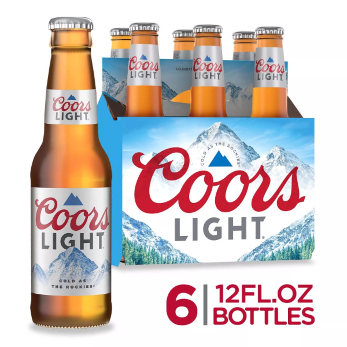 slide 1 of 5, Coors Light Beer, 6 oz