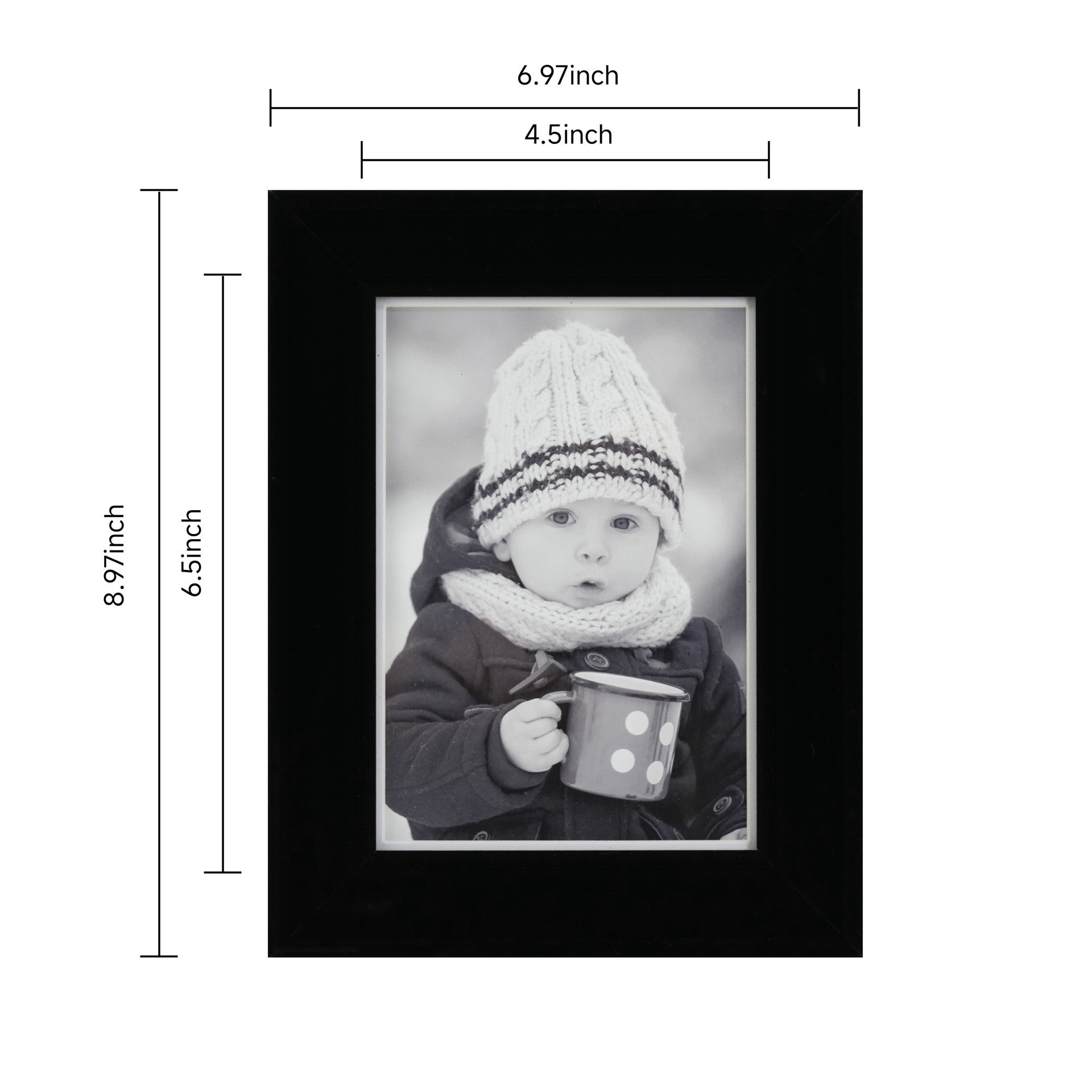 slide 6 of 6, 5" X 7" Velvet Plastic Frame By Studio Decor, 5 in x 7 in