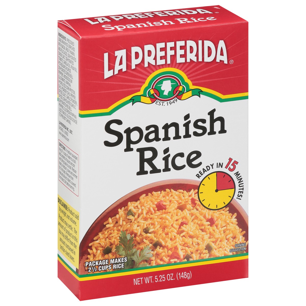 slide 3 of 9, La Preferida Spanish Rice 5.25 oz, 5.25 oz