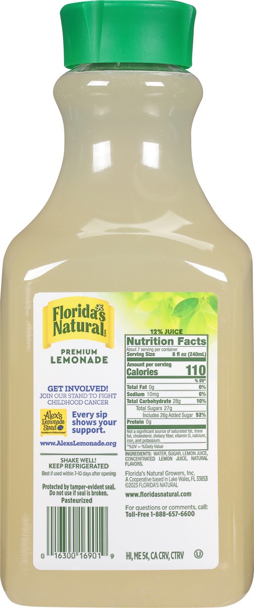 slide 9 of 9, Florida's Natural Lemonade - 59 oz, 59 oz