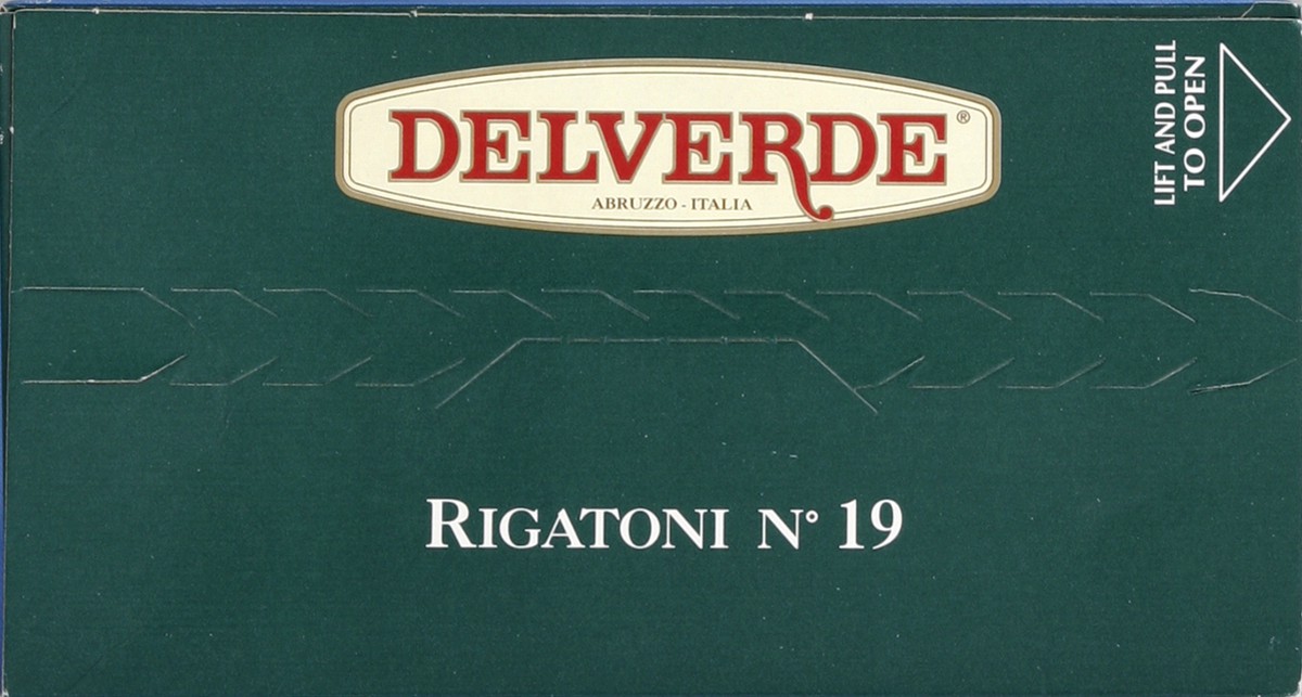 slide 3 of 4, Delverde Rigatoni, 16 oz