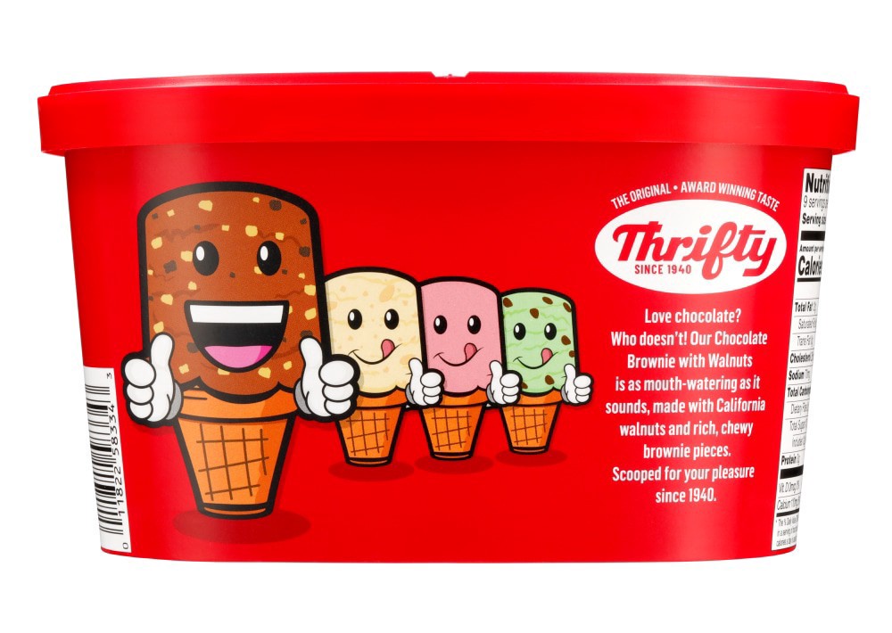 slide 2 of 2, Thrifty Chocolate Brownie, 1 ct