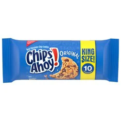 CHIPS AHOY! Original Chocolate Chip Cookies, 3.75 oz King Size Snack Pack (10 Cookies Per Pack)