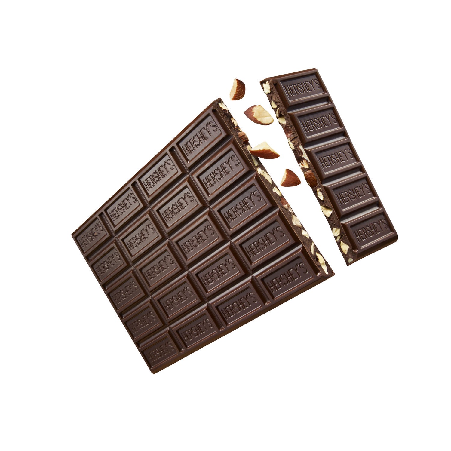 slide 5 of 8, Hershey's Mildly Sweet Special Dark Giant Chocolate with Almonds 7.37 oz, 7.37 oz
