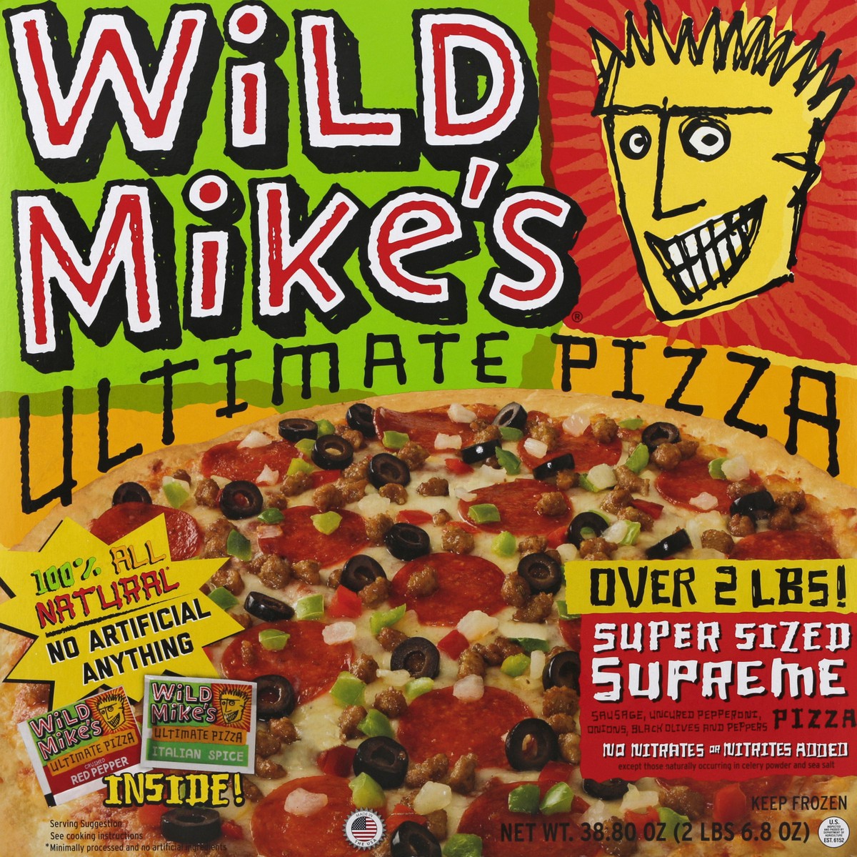 slide 2 of 7, Wild Mike's Supreme Pizza, 38.8 oz