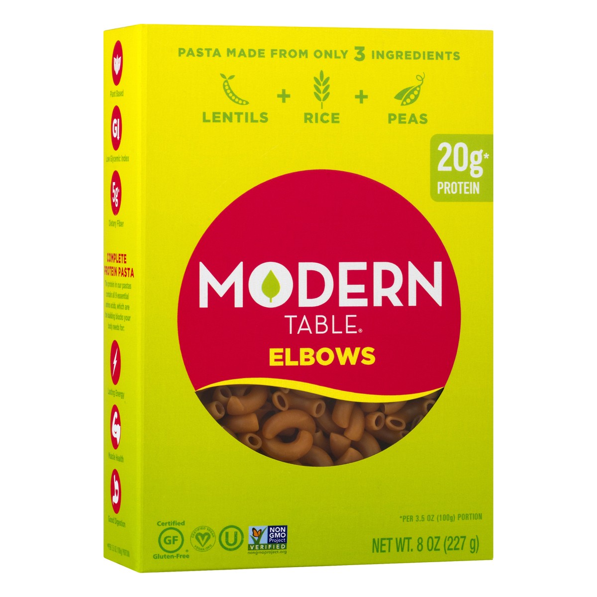 slide 8 of 11, Modern Table Lentil Elbow Pasta, 8 oz