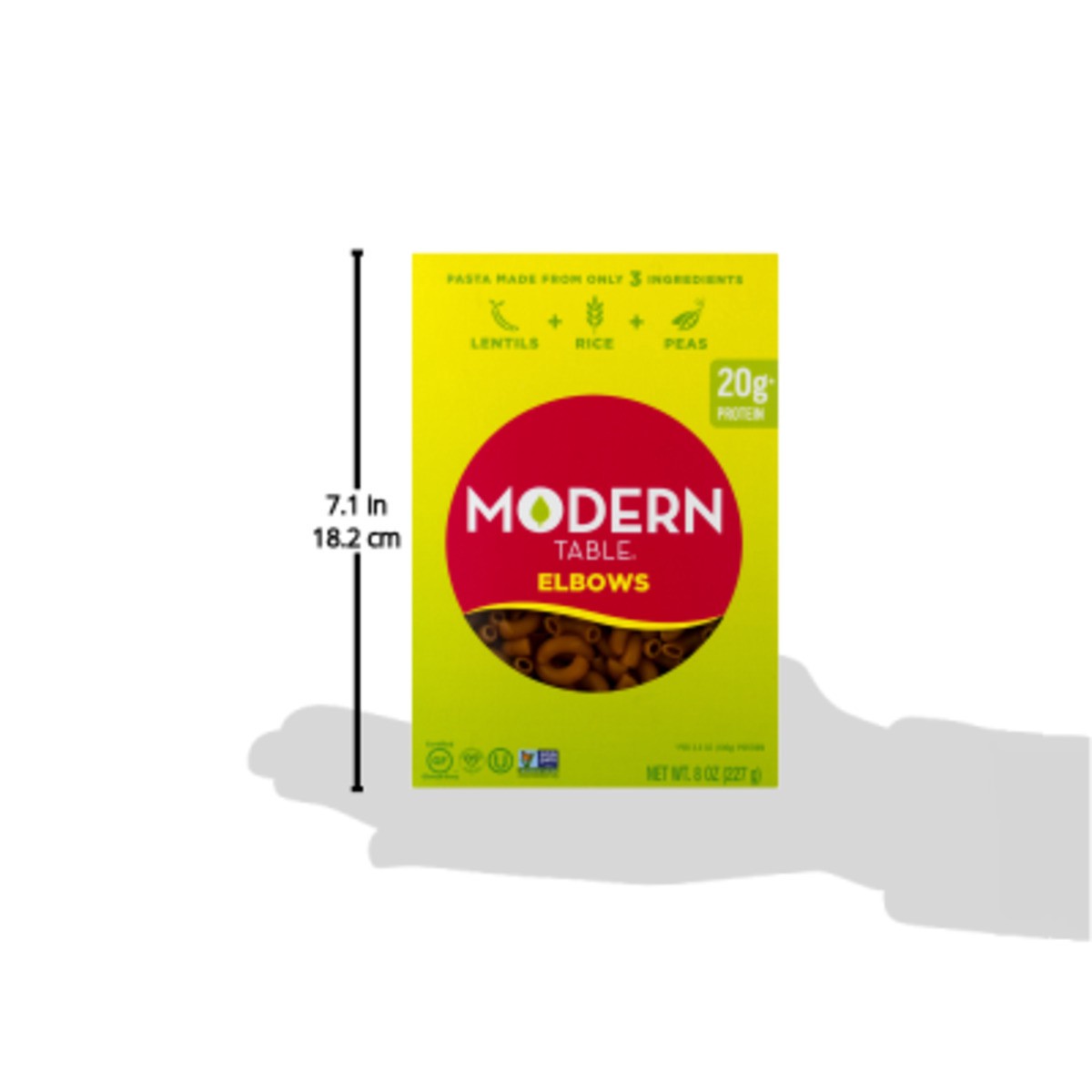 slide 9 of 11, Modern Table Lentil Elbow Pasta, 8 oz