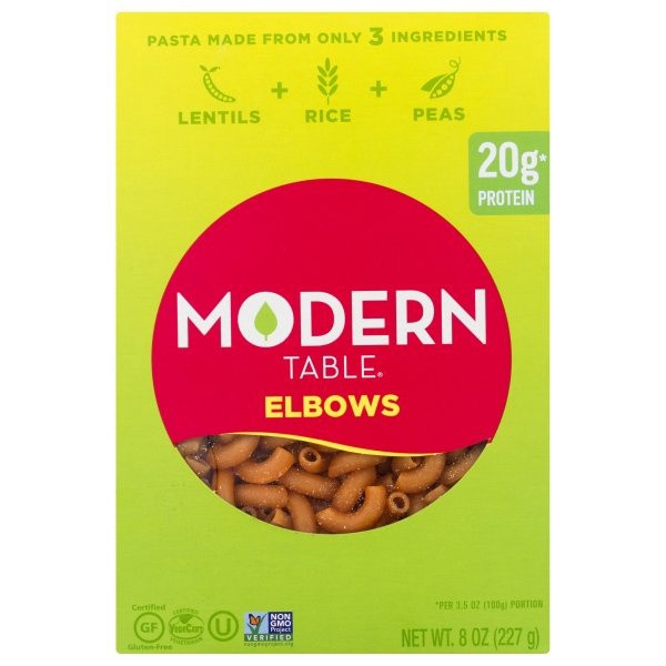 slide 1 of 11, Modern Table Lentil Elbow Pasta, 8 oz