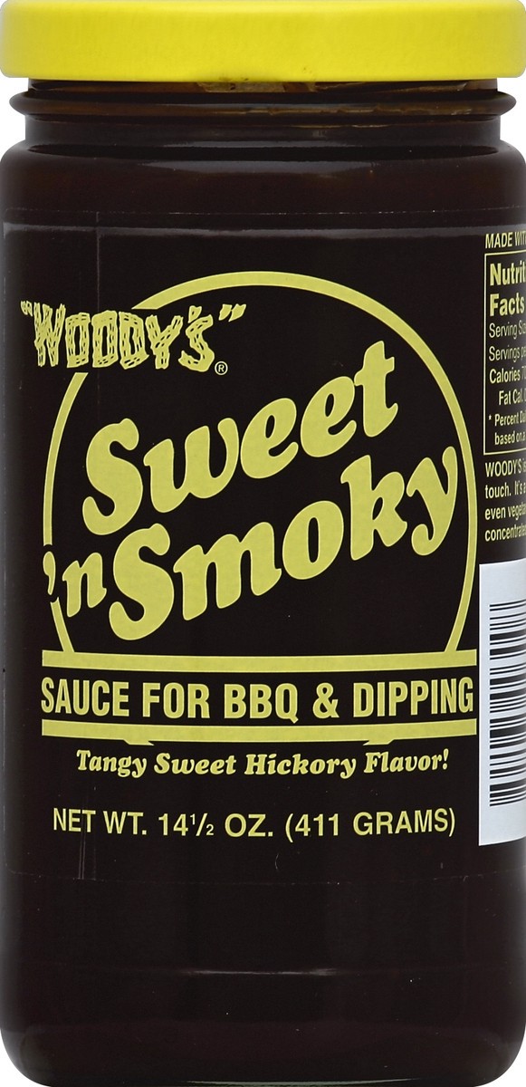 slide 1 of 3, Woody's Sauce 14.5 oz, 14.5 oz