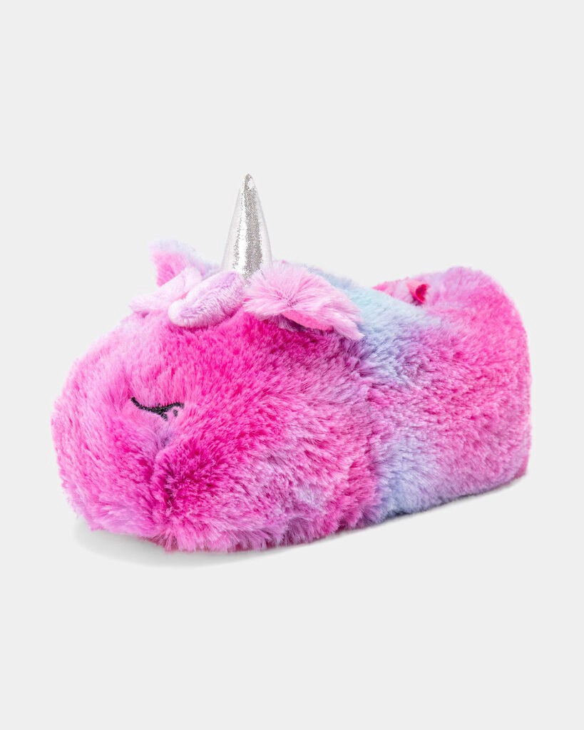 slide 4 of 6, Carter's Carters Girls Unicorn Slippers - Pink/Purple Pink/Purple XS, 1 ct