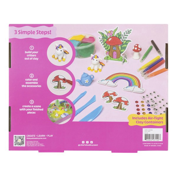 slide 2 of 4, Little Yellow Bicycle Fairy Tale Friends Clay & Play Kit, 1 ct