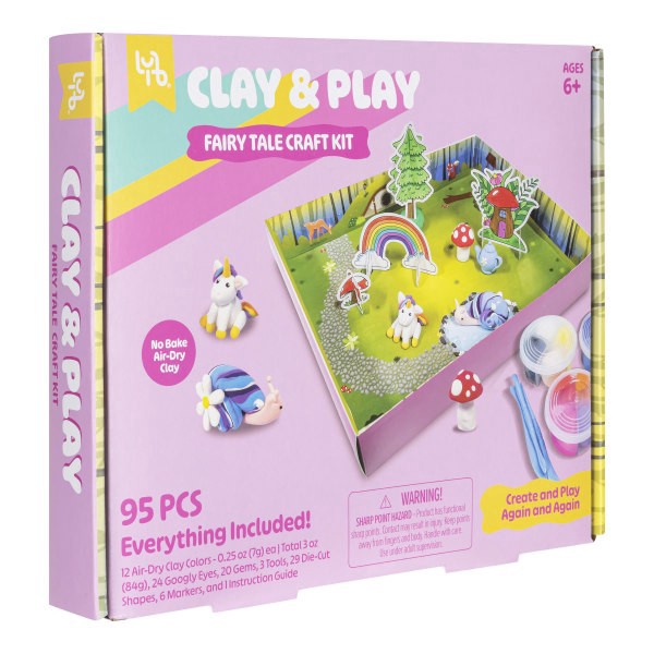 slide 4 of 4, Little Yellow Bicycle Fairy Tale Friends Clay & Play Kit, 1 ct