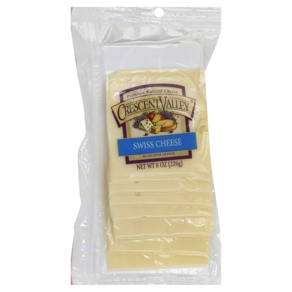slide 1 of 3, Crescent Valley Cheese Slices 8 oz, 8 oz