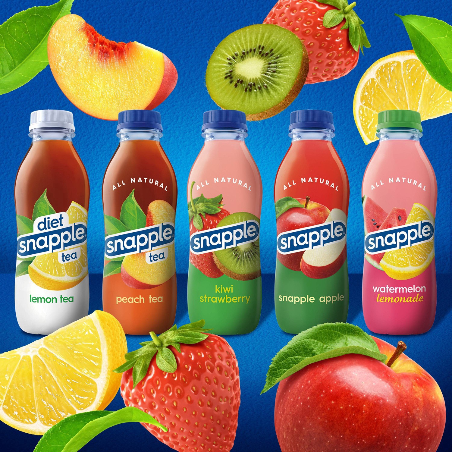 slide 11 of 59, Snapple Kiwi Strawberry Juice Drink- 6 ct; 16 fl oz, 6 ct; 16 fl oz