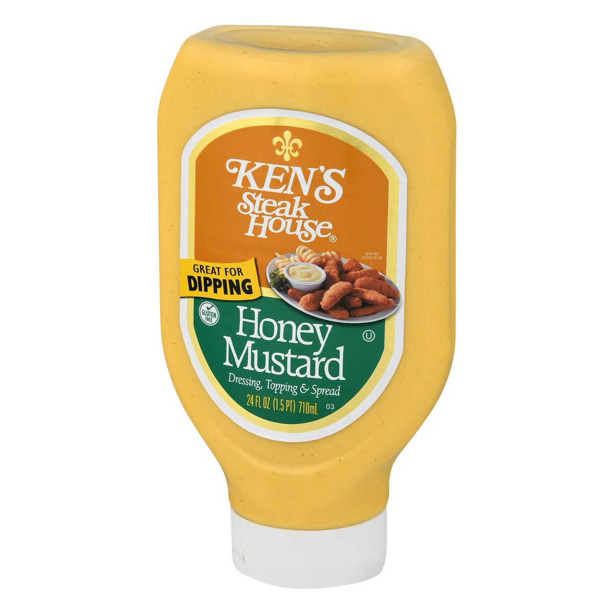 slide 2 of 9, Ken's Steak House Honey Mustard Dressing, Topping & Spread 24 oz, 24 oz