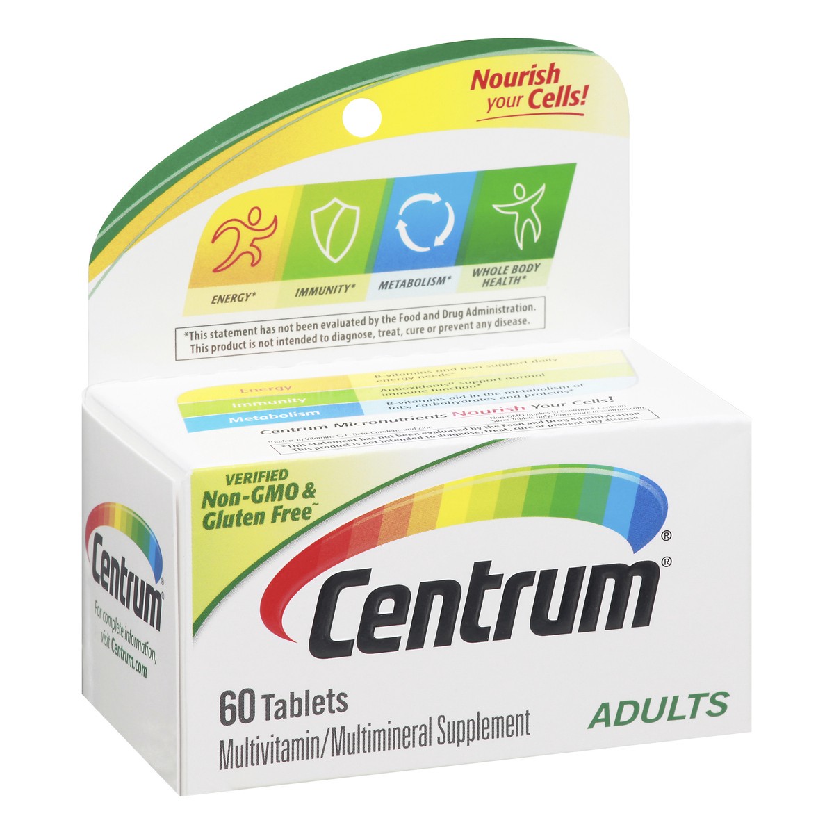 slide 7 of 13, Centrum Tablets Adults Multivitamin/Multimineral Supplement 60 ea, 60 ct