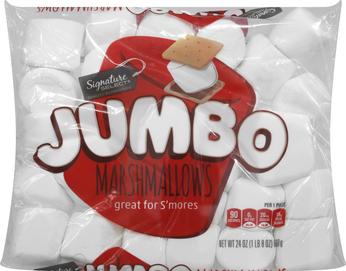 slide 8 of 9, Signature Select Marshmallows Jumbo, 24 oz