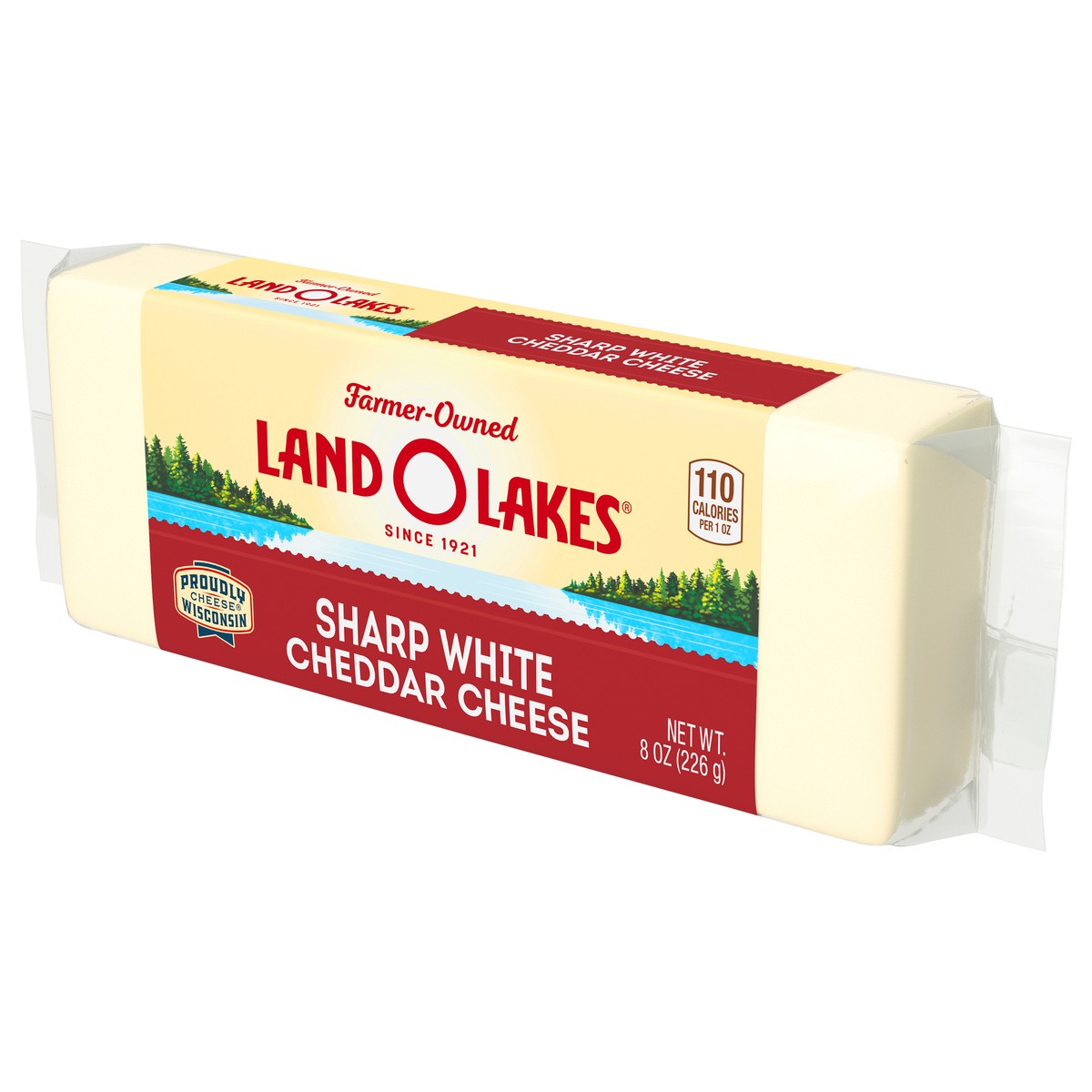 slide 6 of 13, Land O'Lakes Sharp White Cheddar Cheese Chunk, 8 oz