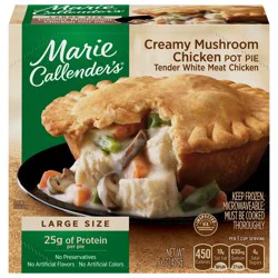 Marie Callender's Creamy Mushroom Chicken Pot Pie, Frozen Meal, 15 oz.