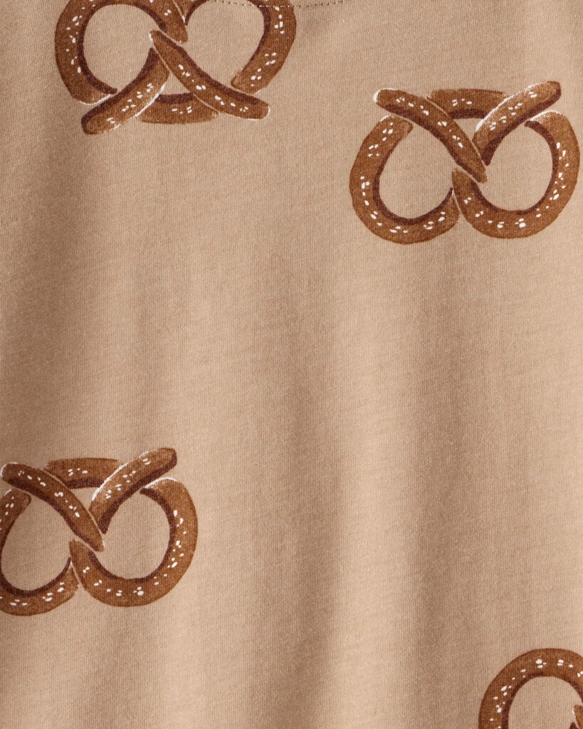 slide 2 of 2, Carter's Toddler Boy Pretzel Print Long-Sleeve Tee - Brown Brown 2T, 1 ct