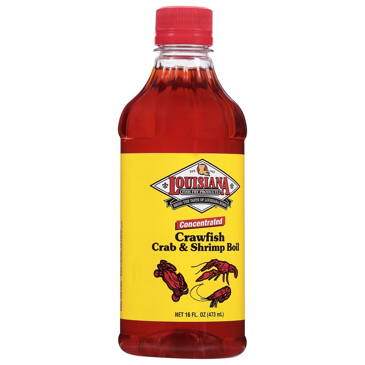 slide 6 of 10, Louisiana Fish Fry Products Crawfish Concentrated Shrimp & Crab Boil 16 fl oz, 16 fl oz