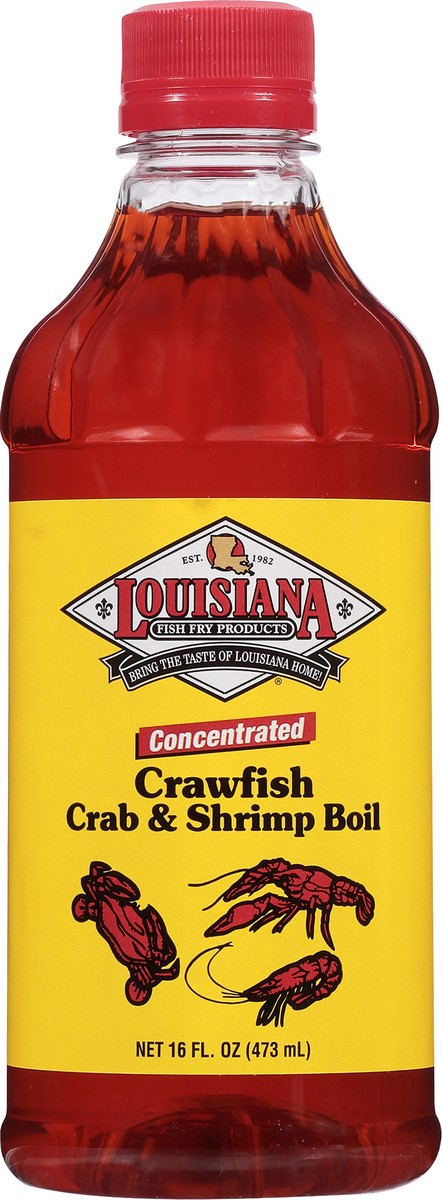 slide 7 of 10, Louisiana Fish Fry Products Crawfish Concentrated Shrimp & Crab Boil 16 fl oz, 16 fl oz