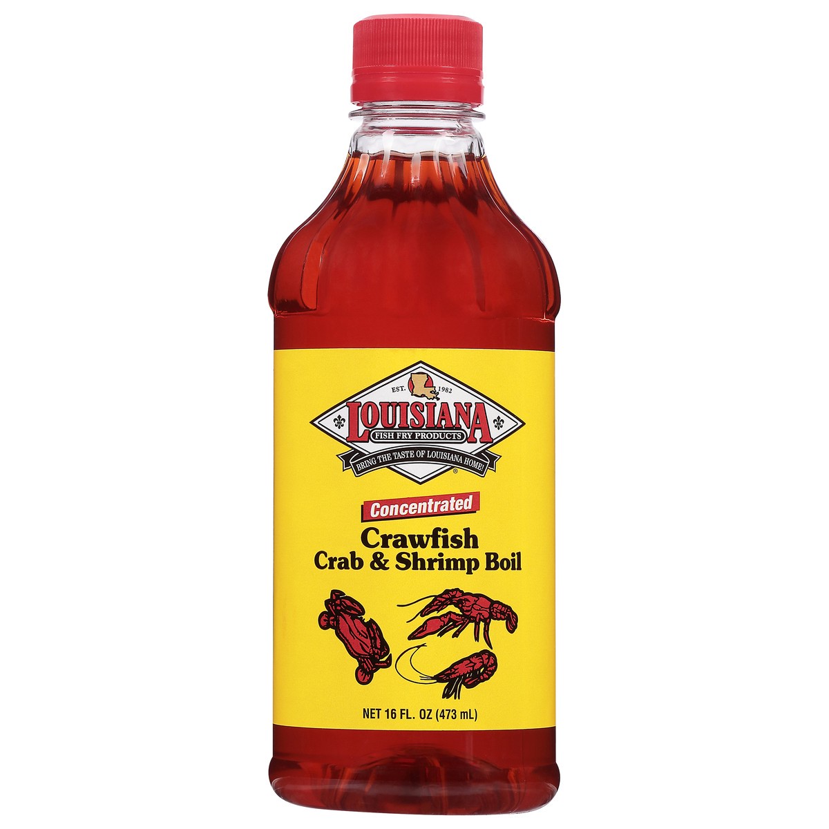 slide 9 of 10, Louisiana Fish Fry Products Crawfish Concentrated Shrimp & Crab Boil 16 fl oz, 16 fl oz