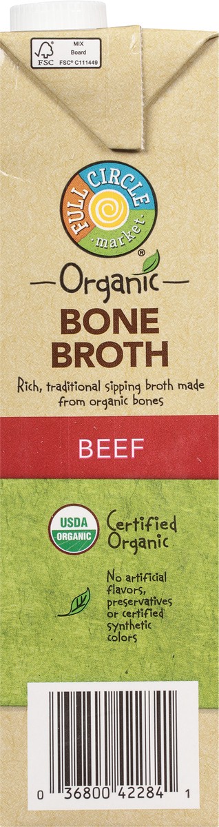 slide 8 of 11, Full Circle Market Organic Beef Bone Broth 32 oz, 32 oz