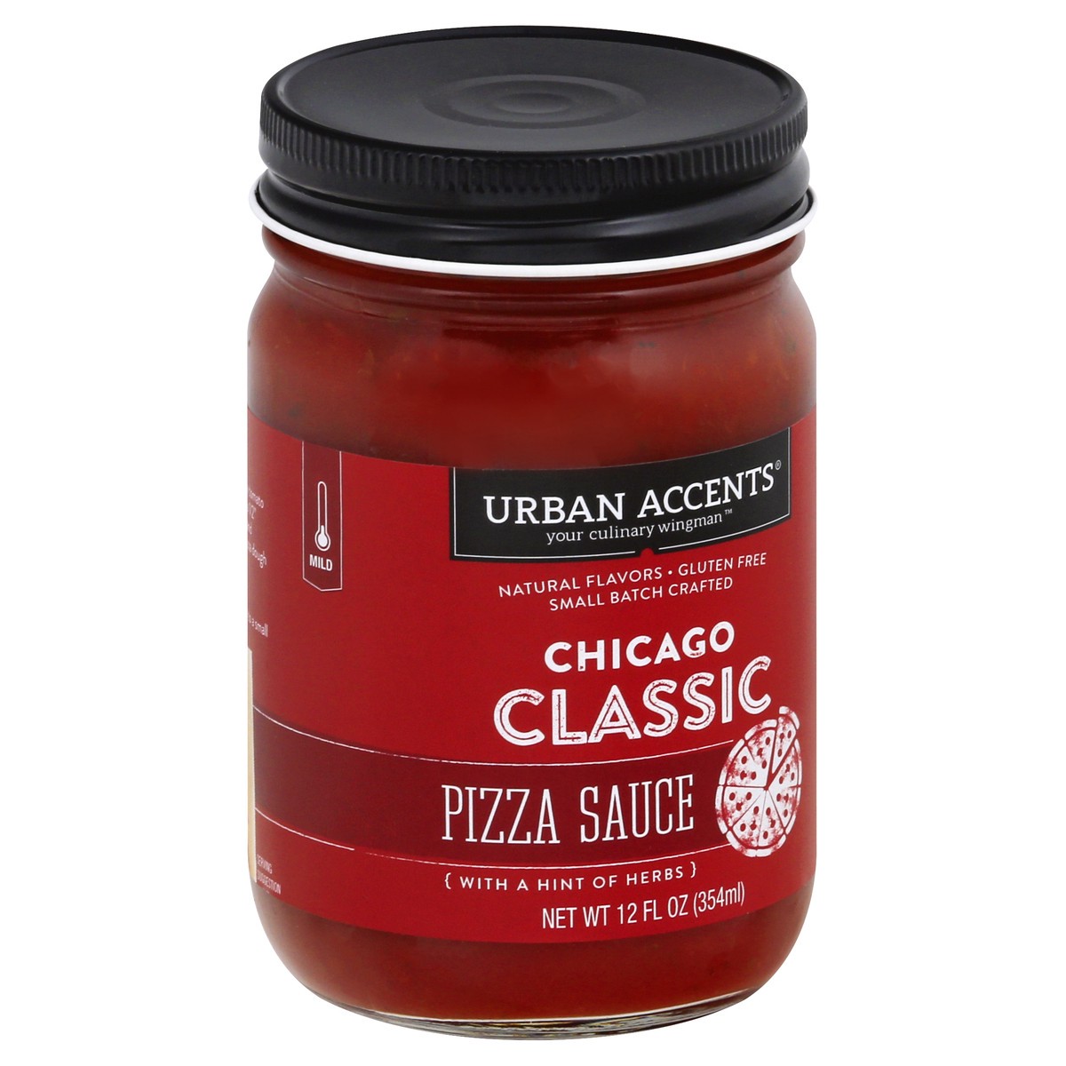 slide 3 of 13, Urban Accents Mild Chicago Classic Pizza Sauce 12 oz, 12 oz